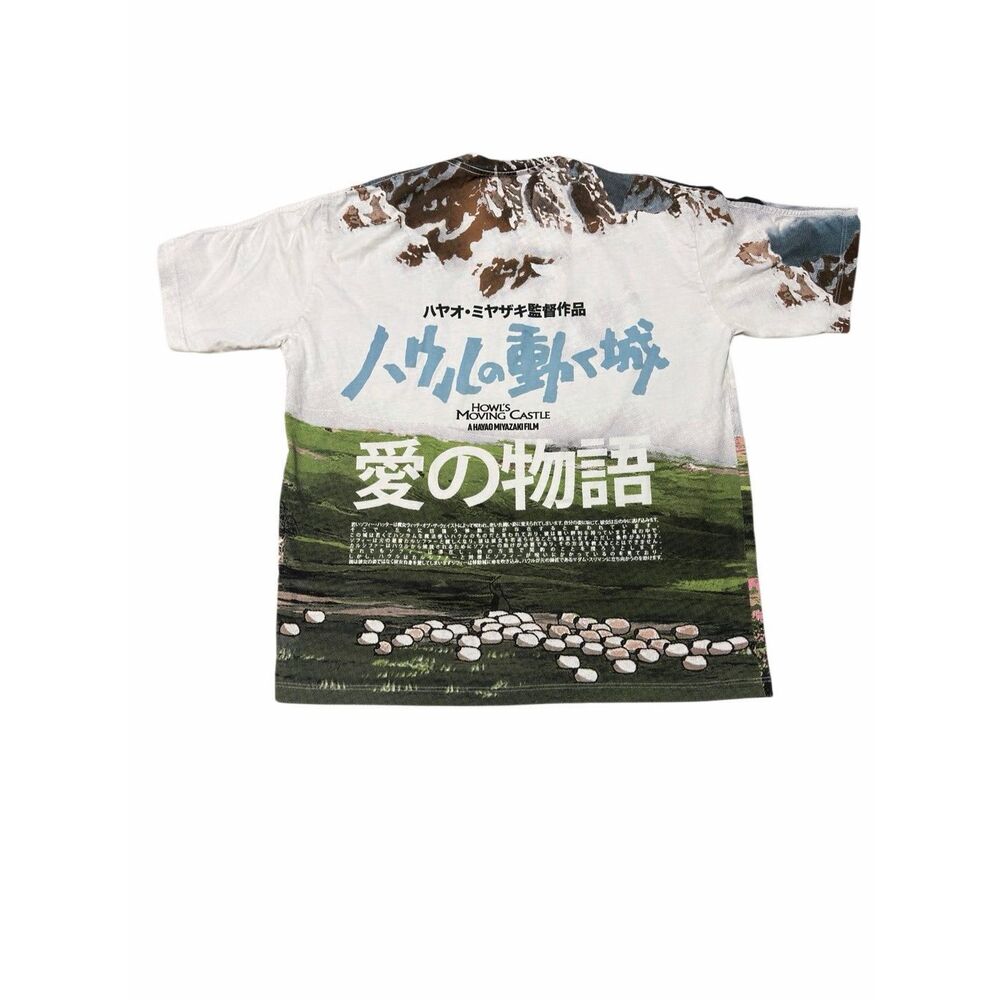 Rucking Fotten Men’s XL Howl’s Moving Castle AOP T-shirt Limited Edition 25” Pit - Picture 2 of 3